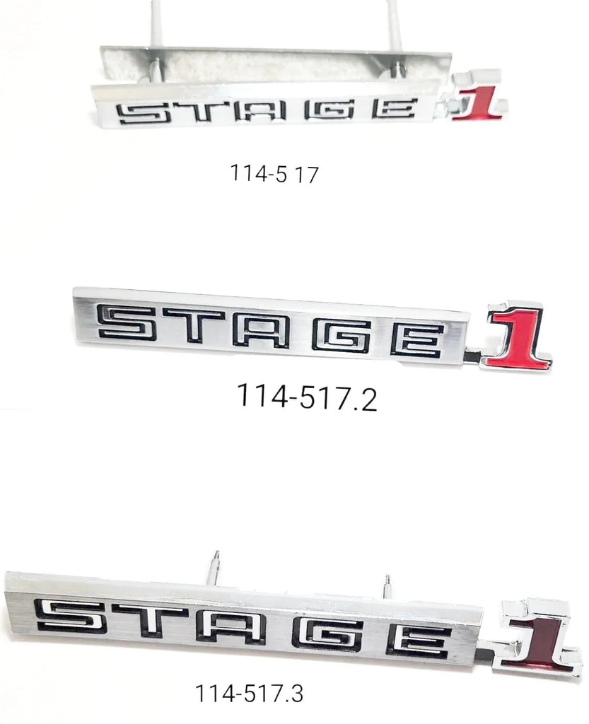 1969-1974 Buick GS 455 Stage 1 Chrome Grill & Fender Emblems