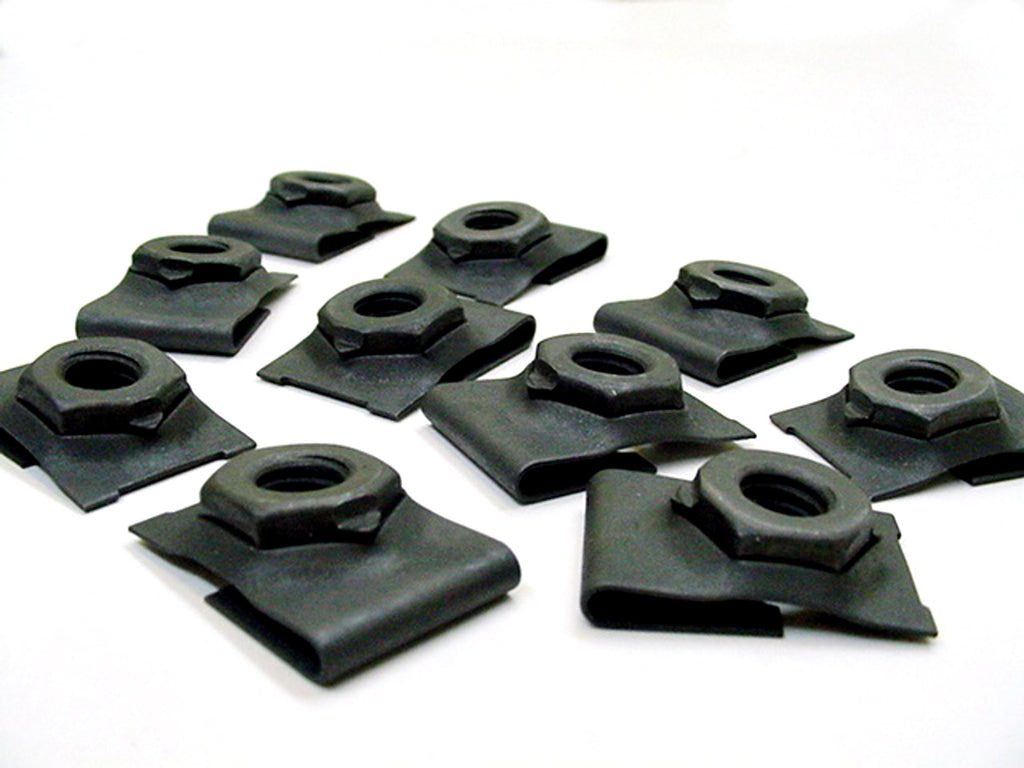 Weld Nuts with a Floating Cage Nut for Misaligned Holes 10 Pack 1/4-20 Floating