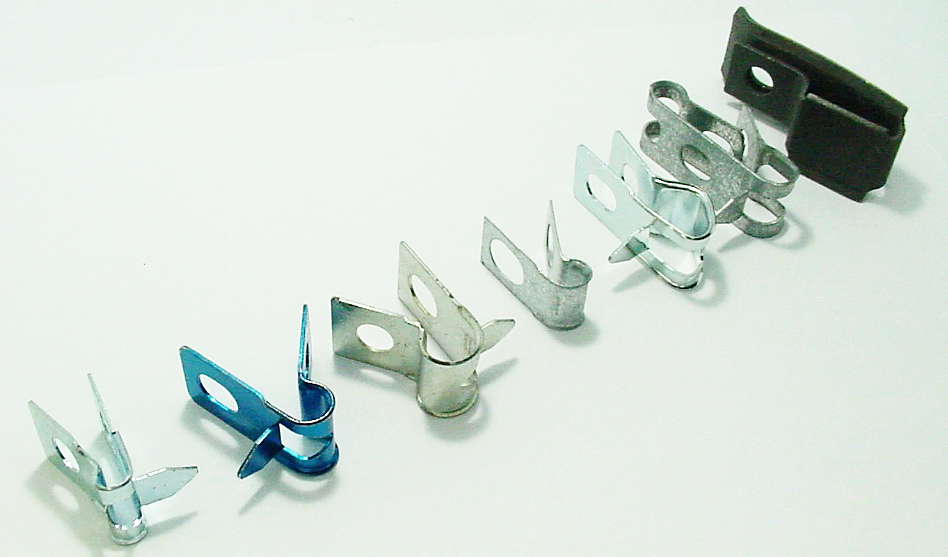 thumbnail image 2 of Stainless Steel Brake/Fuel Line Frame Mount Clips - Set Of 6, 3/16" X 3/8" - Toms Offroad 4422K 2 of 4