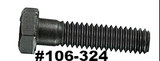 Hex Head Bolts 1/4", 3/8", 5/16",9/16" Yellow Zinc, Black Phosphate