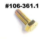 Hex Head Bolts 1/4", 3/8", 5/16",9/16" Yellow Zinc, Black Phosphate