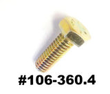 Hex Head Bolts 1/4", 3/8", 5/16",9/16" Yellow Zinc, Black Phosphate