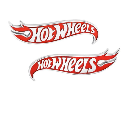 Chrome Fender Emblems Hot Wheels L&R
