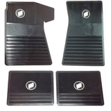 1961-1972 Full Size Buick Floor Mats Rubber 4pc Set Choose Color