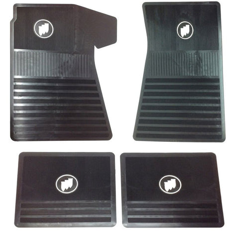 1961-1972 Full Size Buick Floor Mats Rubber 4pc Set Choose Color