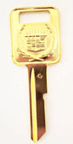 Cadillac Ignition Keys Gold "C" "D" NOS Blanks 68,72,76,80,87,88,89,90