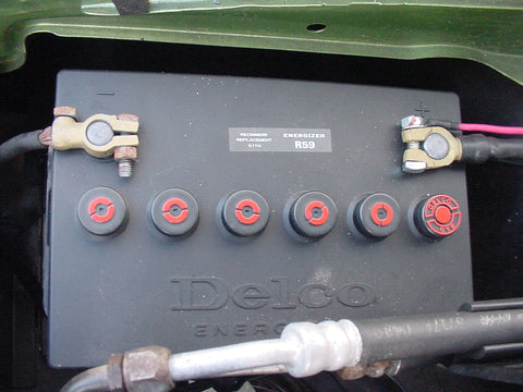 R59 Delco Battery Cover Topper Antique Classic Top Post Auto Fits 1966-1972 GM