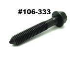 Hex Head Flange Bolts Black Phosphate 1/4"-20, 5/16"-18, 3/8"-16, 7/16"-14