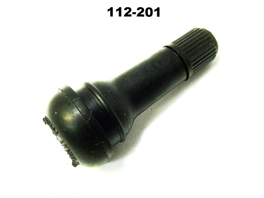 Set Of 4 Black Rubber Snap-In Tire Valve Stems – TR414, 1.5 Inch Medium Length