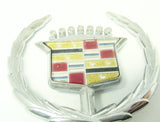 Cadillac Eldorado Chrome Hood Ornament Emblem Crest Wreath