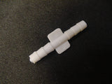 104-008: White Connector 1/8” x 1/8”