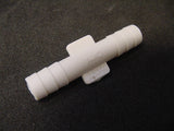 104-009: White Connector 1/4” x 1/4”