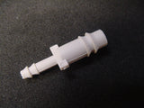 104-010: White Connector 1/4” x 1/8”