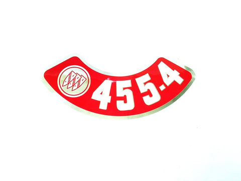 455-4 Air Cleaner Lid Decal Buick 1970-1976