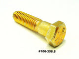 Hex Head Bolts 1/4", 3/8", 5/16",9/16" Yellow Zinc, Black Phosphate