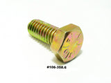 Hex Head Bolts 1/4", 3/8", 5/16",9/16" Yellow Zinc, Black Phosphate