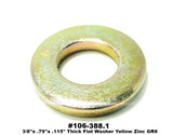 Lock Washers Flat or Split Yellow Zinc GR8 Choose Size