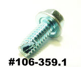 Hex Head Flange Bolts 1/4"-20, 5/16"-18, 3/8"-16, 7/16"-14