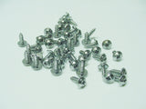 Chrome Trim Screws M4.2-1.41 x 12mm Phillips Washer Head Self Tapping