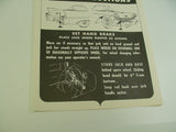 1958 Cadillac Jack Instructions Decal Reproduction
