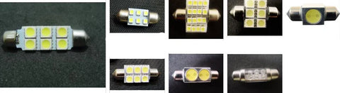 Interior Courtesy Light Lamp Festoons LED's Super Bright White Choose Size