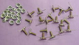20 GM Universal Body Side Moulding Fasteners 3/4" x 5/16" Trim Clips