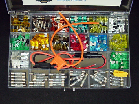 174pc Automotive Fuse Box Kit 5-30 Amp