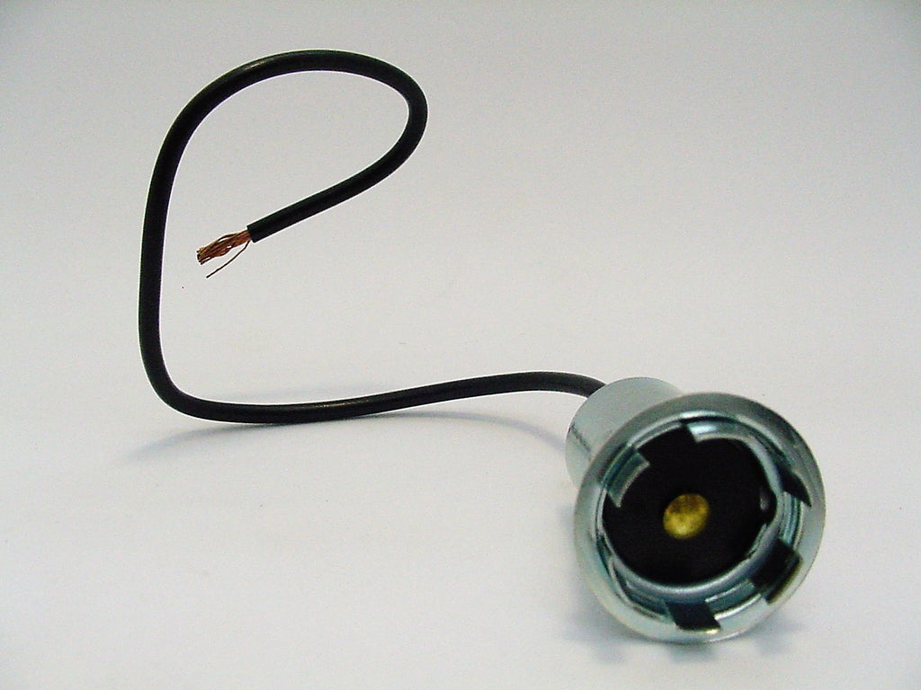 Back up lamp socket, single contact pigtail, ba15s 195863 Chevrolet