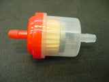 Universal Magnetic Clear Inline Gas Fuel Filter 1/4” 6.5mm Choose Color