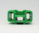 3 Way Terminal Housing With Latch Male Green Delphi Packard, Terminal Housing, Connector Housing, 56 Series 12040950