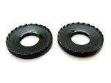 2pc 1961-1984 GM 1/2" Conical Toothed Bumper Bracket Washers