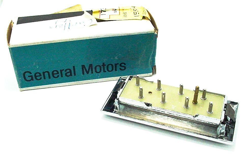 NOS 4 Button Power Window Switch Diecast Chrome Buick Riviera 1971197