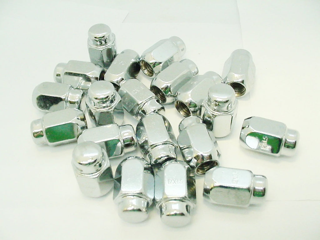 Rally Mag Rim Wheel Chrome Acorn Lug Nuts 12mm X 1.50mm Jurassic