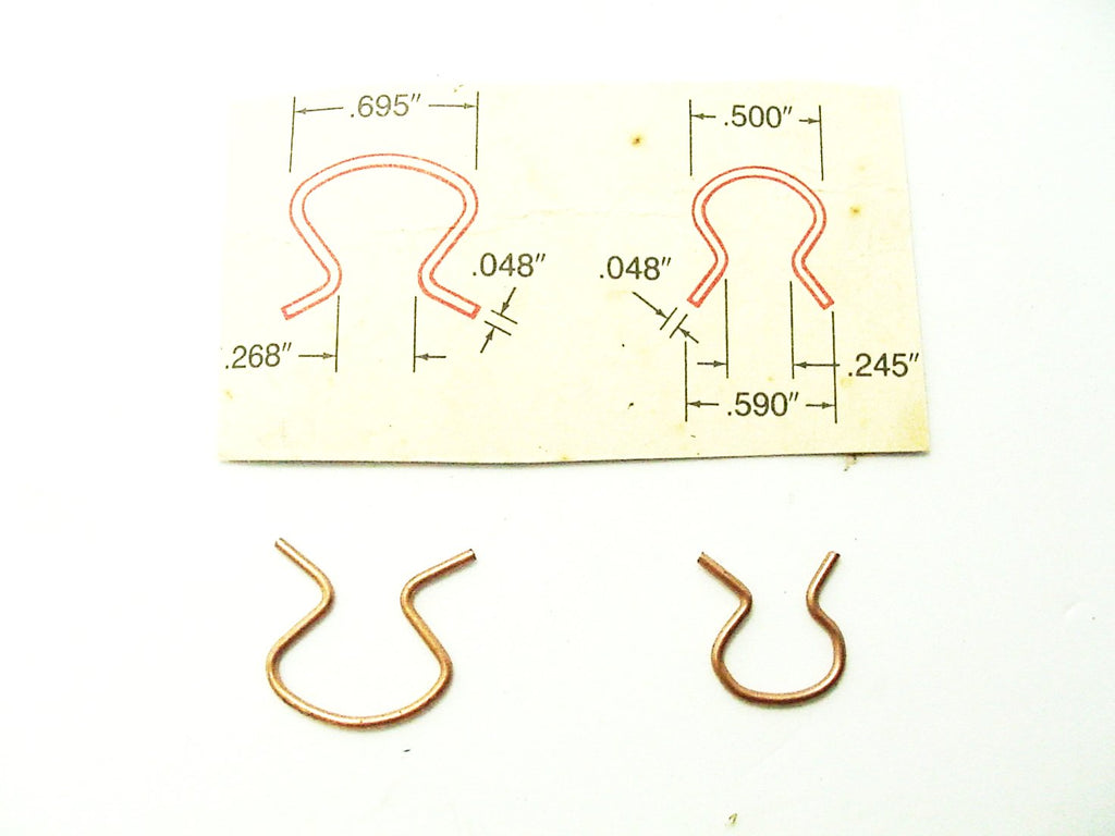 Window Crank Handle Retainer Clips Choose Size Jurassic Classic Auto