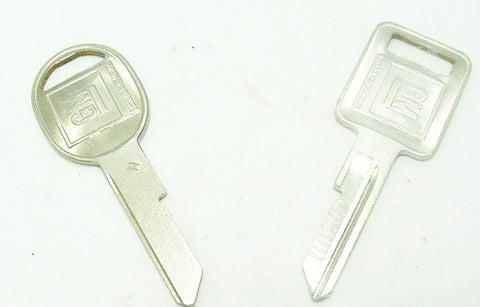 NOS Silver GM Ignition Choose Door or Trunk "E" & "H" Key Blanks 68 72 76 80 87