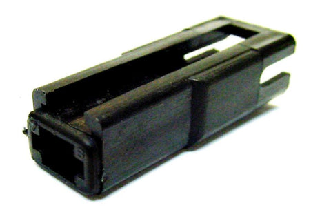 GM 1 Way Nylon Wire Harness Terminal Housing Connector Male Black, Delphi, Packard, 56 Series