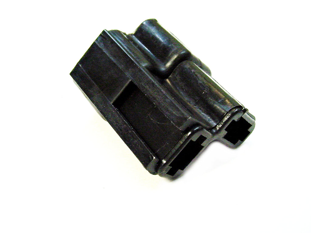 NOS GM 1955-1976 Male 1-Way Black Nylon Wire Connector Housing - Save The Classics