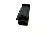2 Way Black Female Housing with Side Locator Pin Delphi, Packard, 56 Series 02973872-B