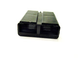 2 Way Terminal Housing with Pin Notches Female Black Delphi, Packard, 56 Series 02973407
