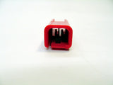 2 Way Delphi Metri-Pack Unsealed Male Connector Housing Red 12059252
