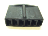 6 Way Terminal Housing With Groove Female Black Delphi Packard, Terminal Housing, Connector Housing, 56 Series 6288538