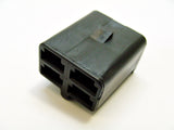 4 Way Terminal Housing With Barb Female Black Delphi Packard, Terminal Housing, Connector Housing, 56 Series 2944048