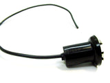 5/8" Bayonet Single Contact Instrument Panel Light Bulb Socket Pigtail
