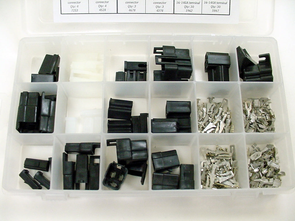 GM Wiring Harness Connectors Housing Crimp Terminals 167pc Kit ...