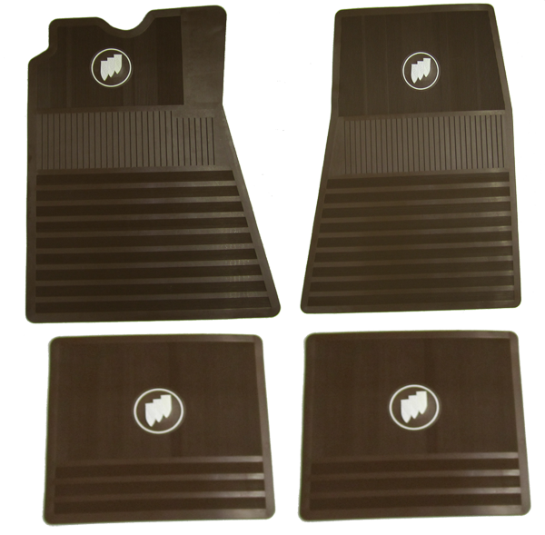 19611972 Full Size Buick Floor Mats Rubber 4pc Set Choose Color